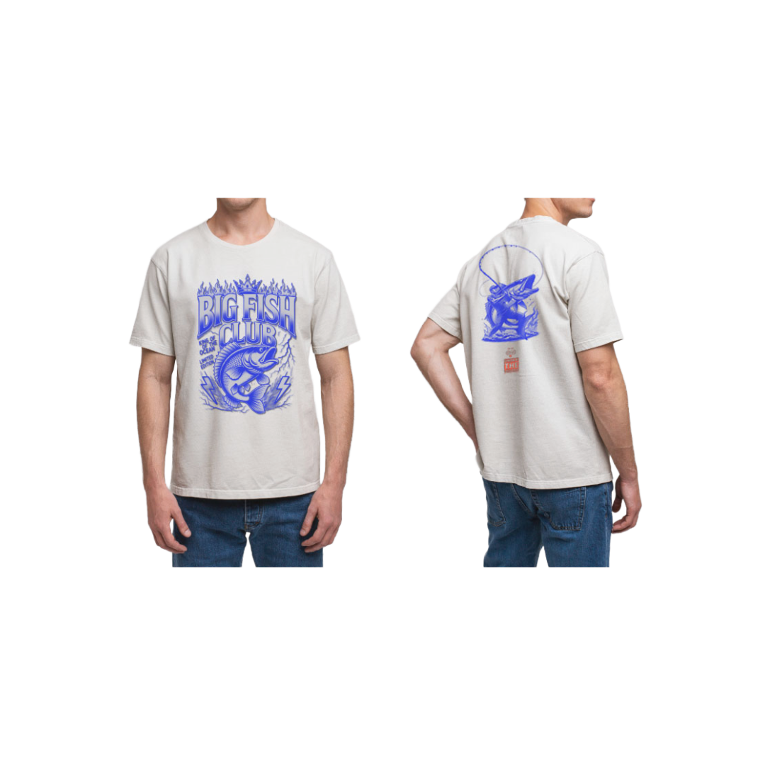Big Fish Club Tee – Fishing Streetwear Graphic T-Shirt
