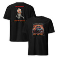 Hellcat Burning Muscle Car T-Shirt in Black – Front and Back