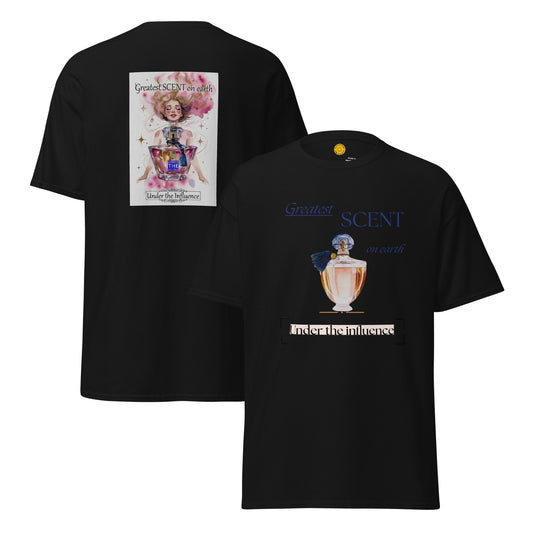 Greatest Scent graphic tee - Black front and back